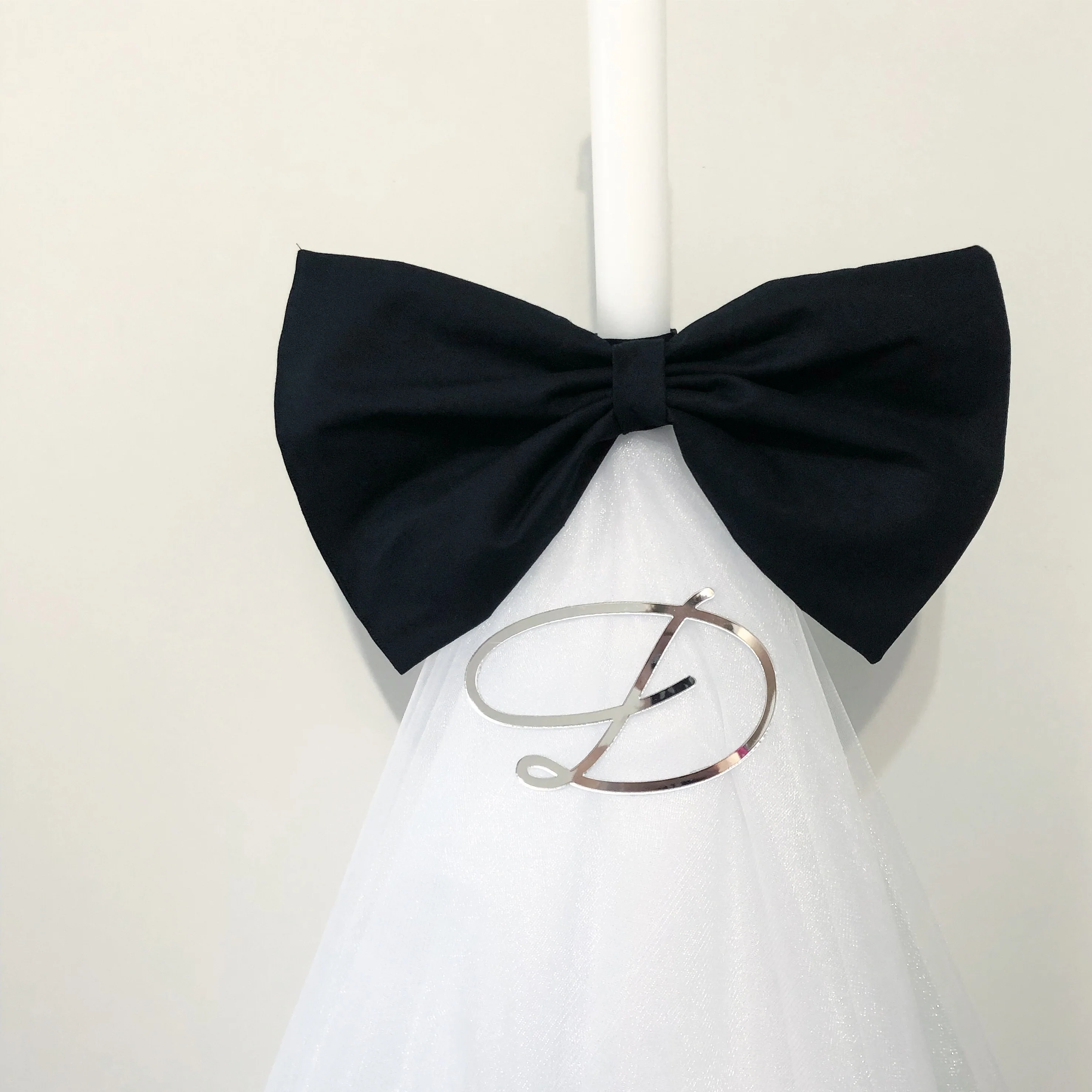 Orthodox Christening/Wedding Bow Candle | Lambatha - Image 4