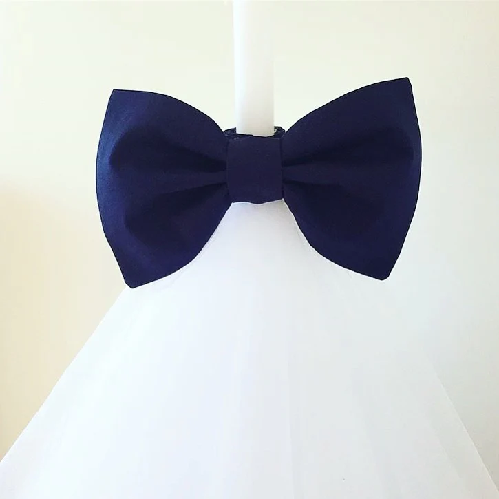 Orthodox Christening/Wedding Bow Candle | Lambatha - Image 5