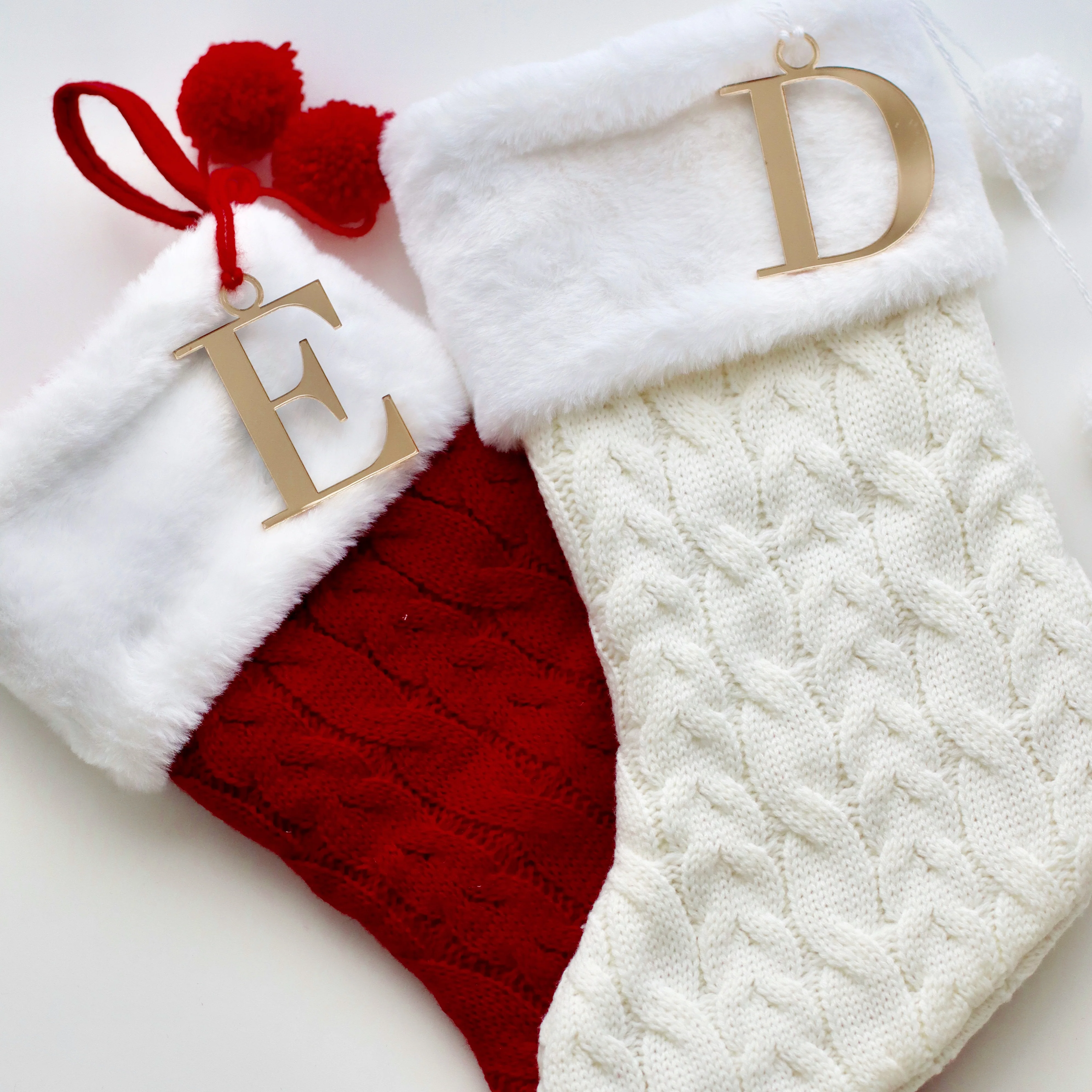 Knitted Personalised Christmas Stockings - Image 3