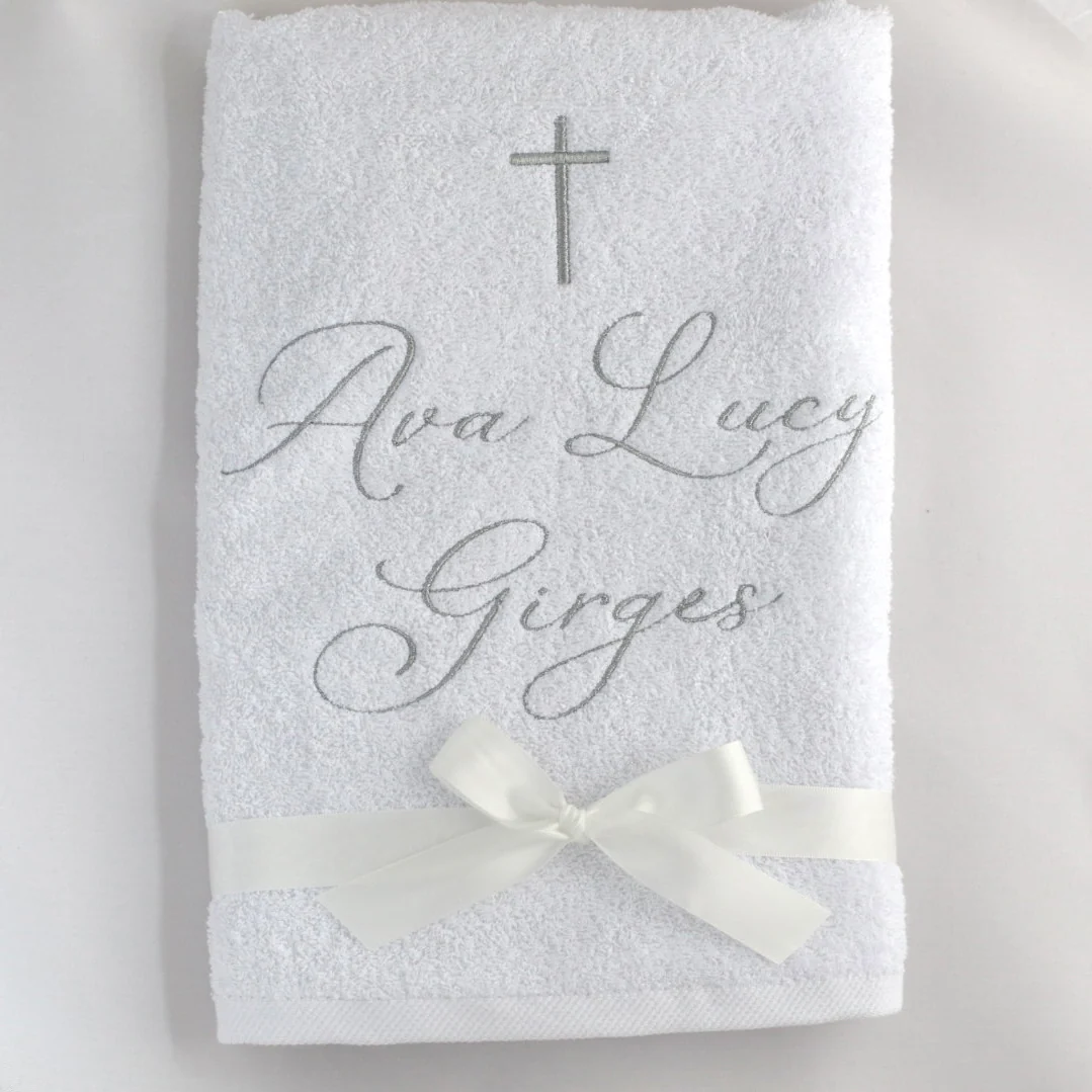 Embroidered Bath Towel - Image 5