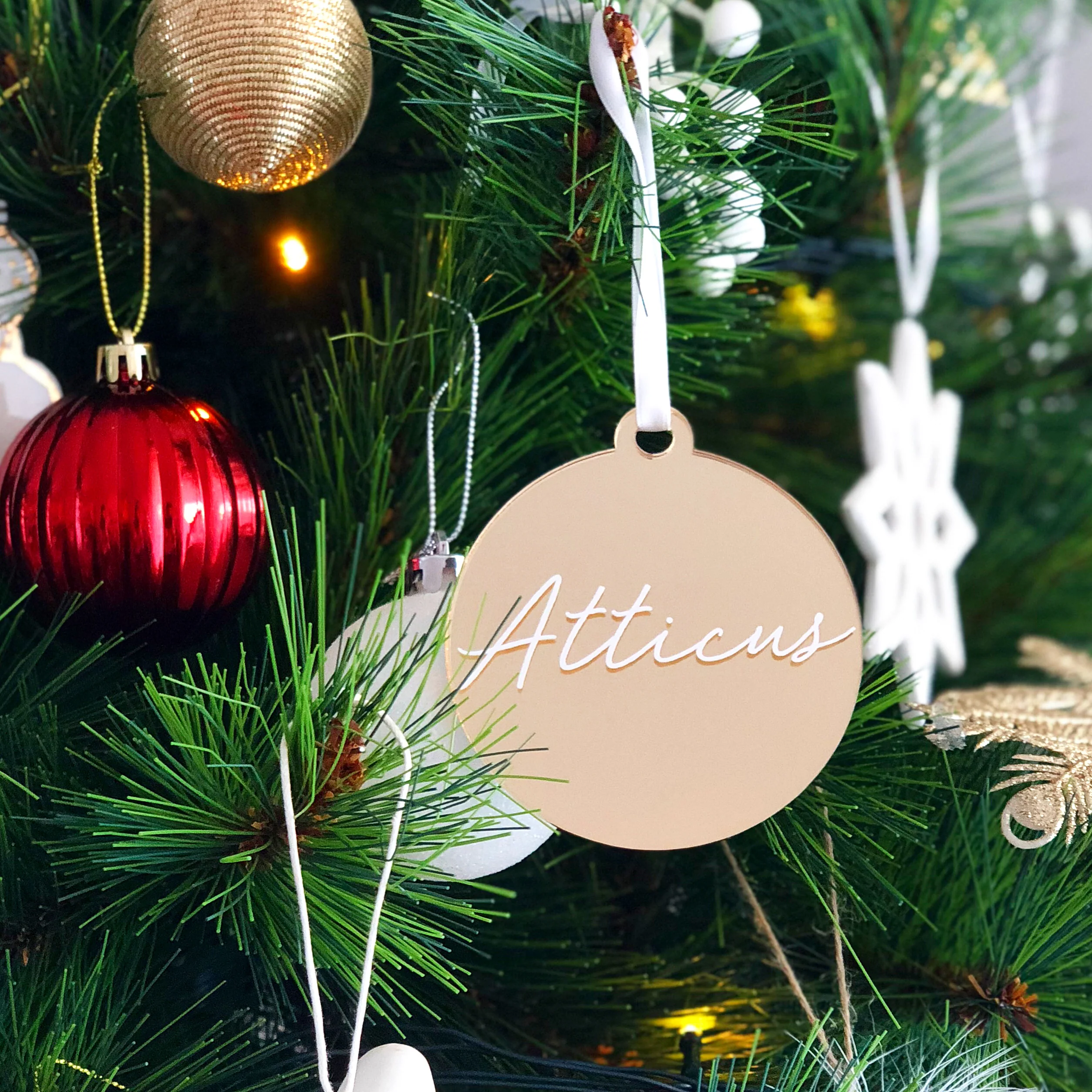 Personalised Acrylic Baubles - Image 3